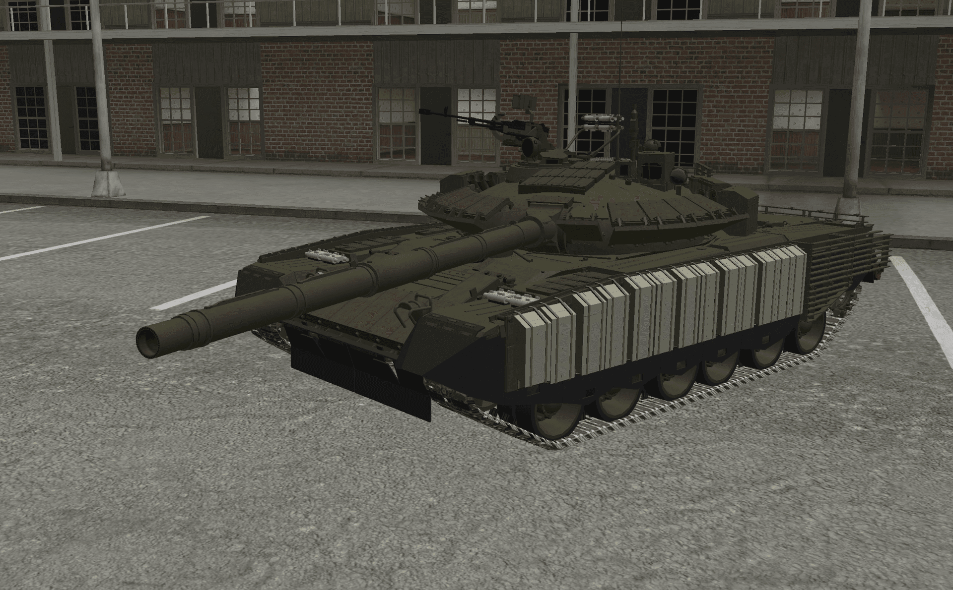 T80BVM "Additional ERA Package" MBT (Full prop made)