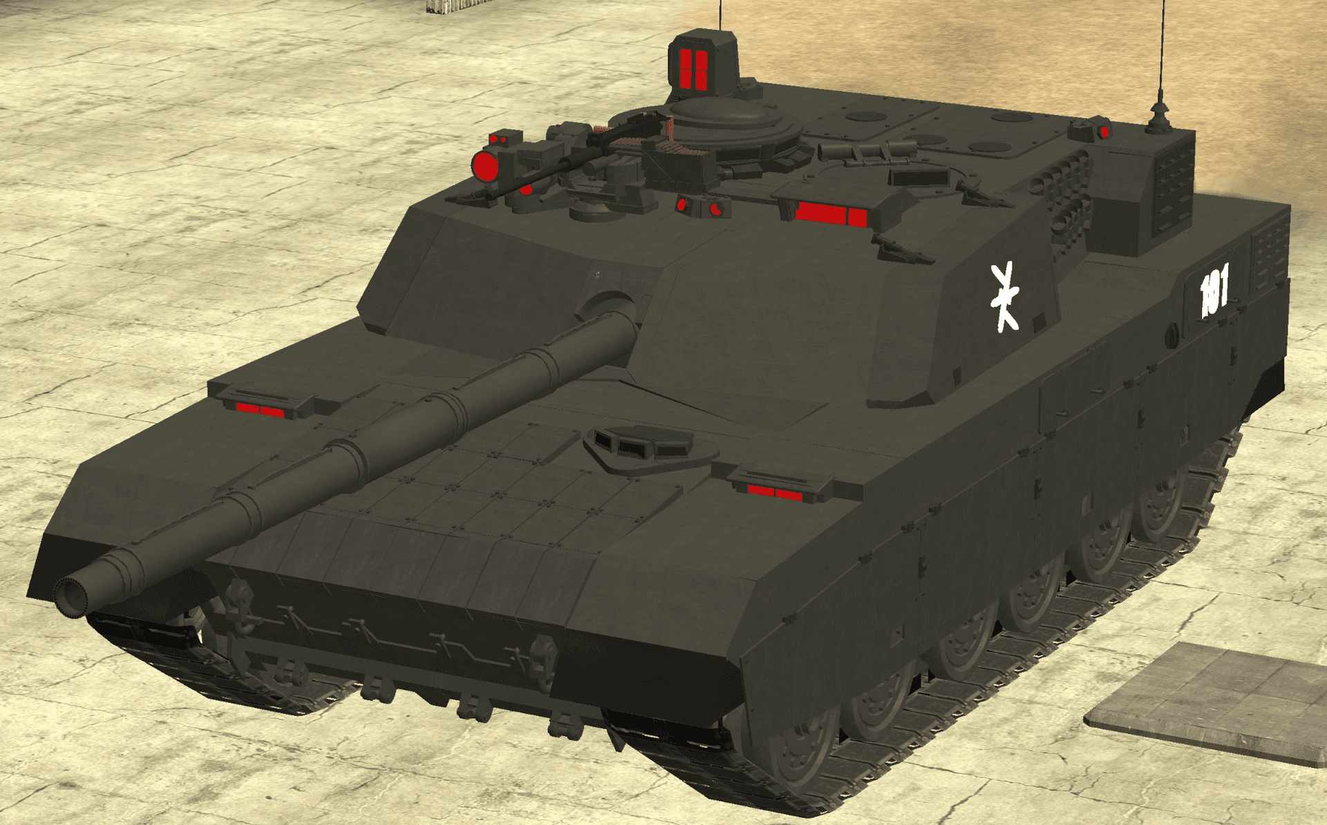 MT26 mk1 Main Battle Tank (Full prop made)