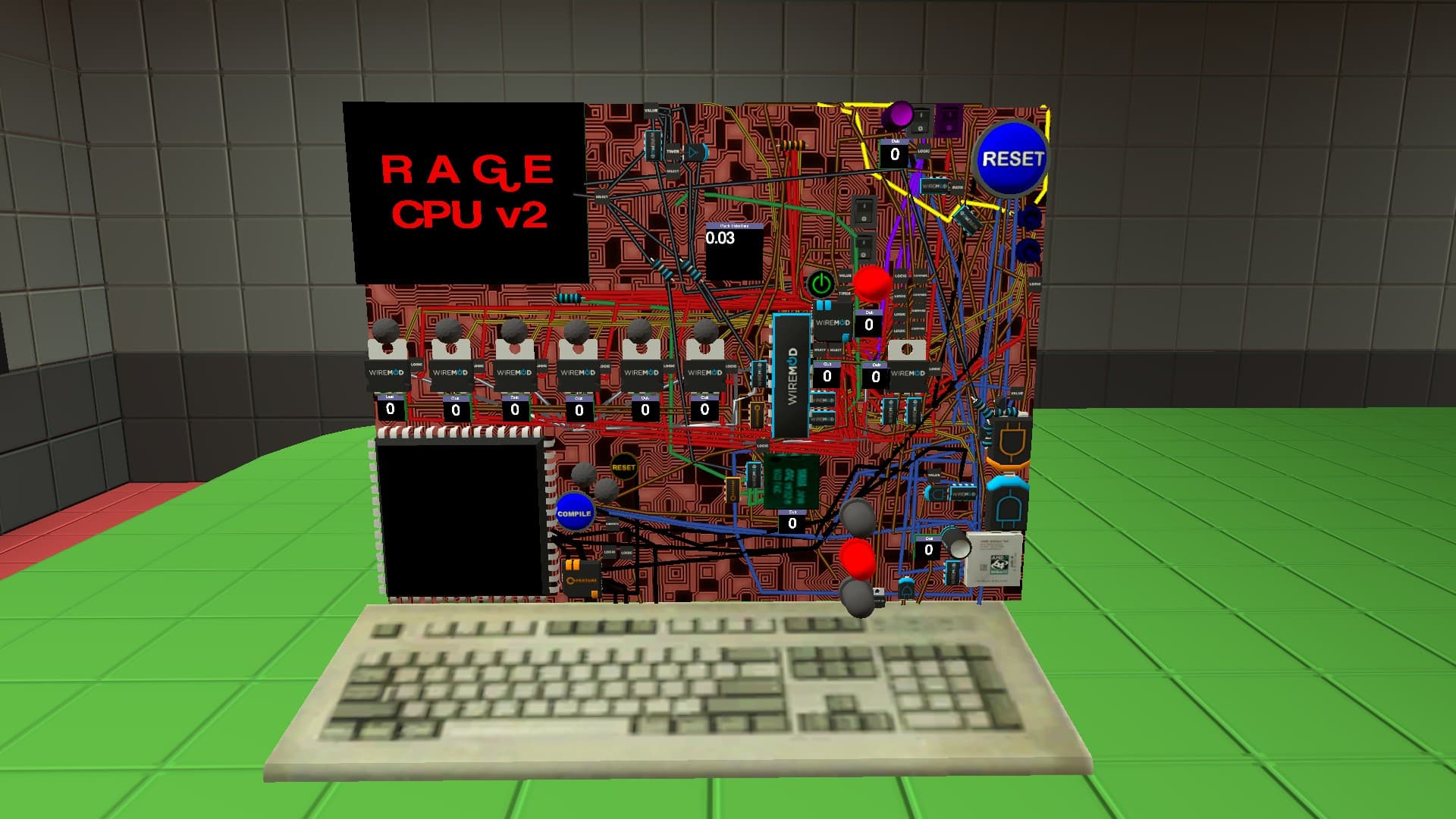 Wiremod Gate And FPGA CPU